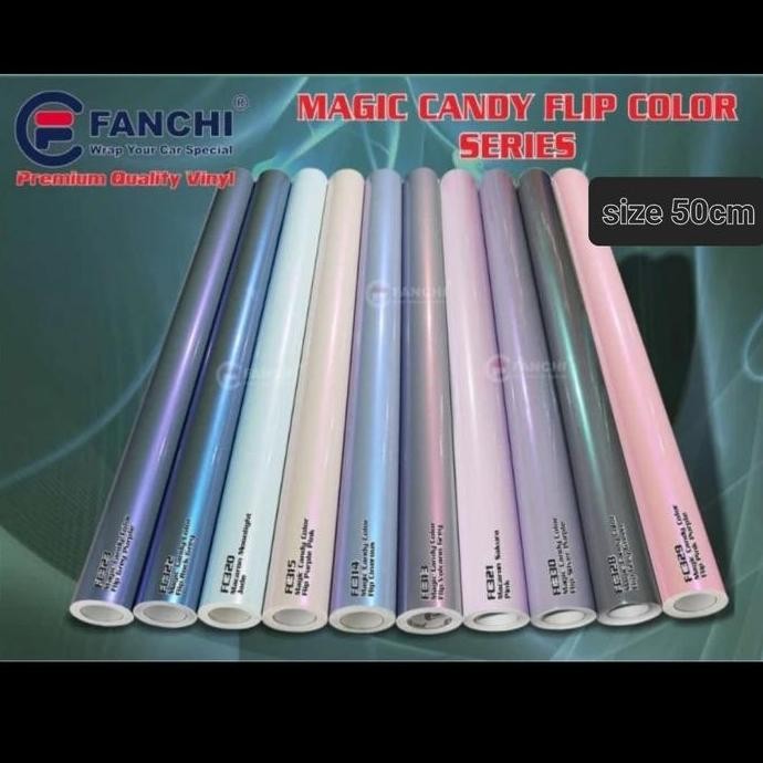 

50cm Sticker Fanchi Magic Candy Flip Color Series Premium per 50cm