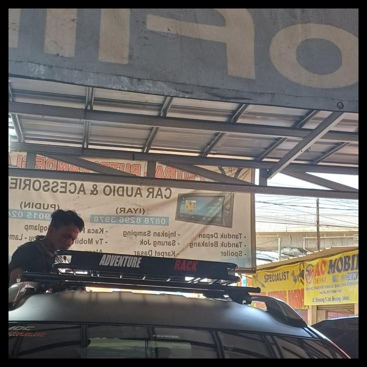 TERBARU ROOF RACK BAGASI ATAS MOBIL TOYOTA RUSH LAMA+ CROSS BAR ADVENTURE KW 1 