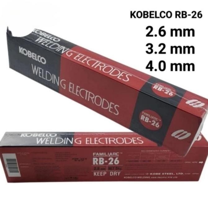 ready  Kawat Las RB-26 KOBELCO Welding Electrodes @1kg