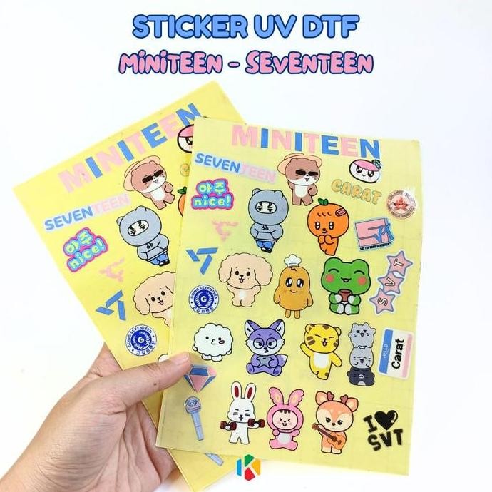 

Sticker UV DTF Miniteen Seventeen - Sticker Kpop