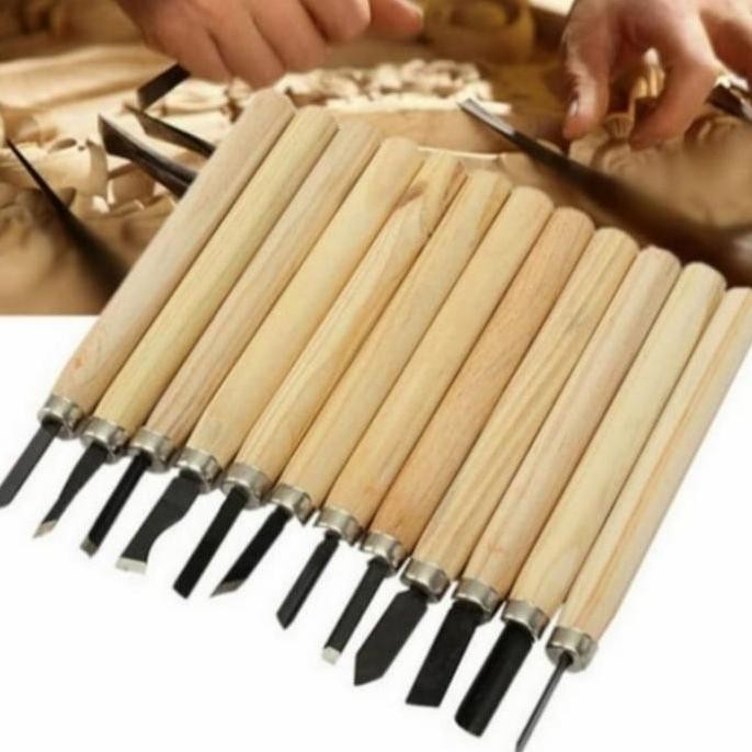 

Pahat Ukir Seni 6 Pcs Wood Carving Art Knife Alat Pahat Kayu