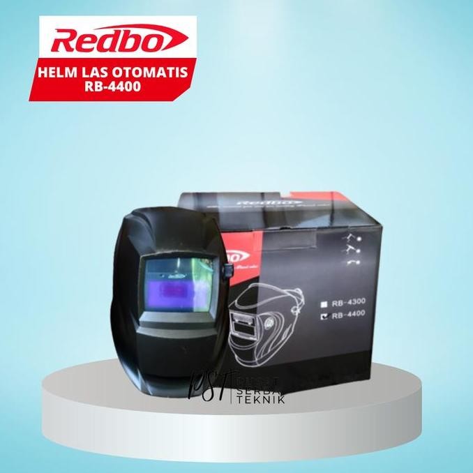 Topeng Redbo 4400 Kedok Helm Las Otomatis Gelap Terang Kacamata Las Kualitas Terbaik Harga Termurah