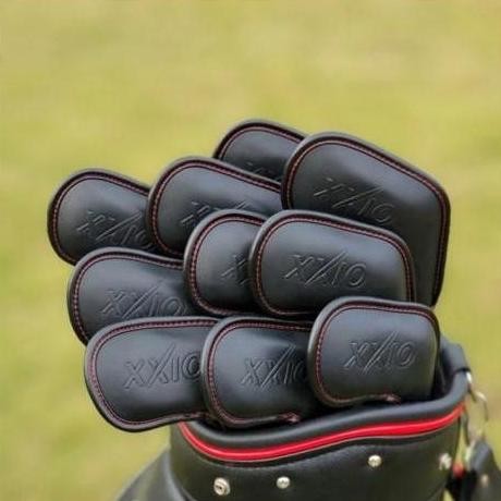 Sarung Stick Golf Iron Cover XXIO Black Leather Velcro