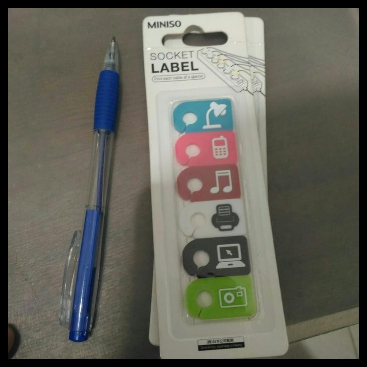DISKON SOCKET LABEL KABEL PENANDA KABEL 