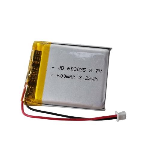 Battery Baterai Lipo 1S 3.7v 3.7Volt 600mAh 603035 BMS elektronik untuk printer pompa asi speaker sp
