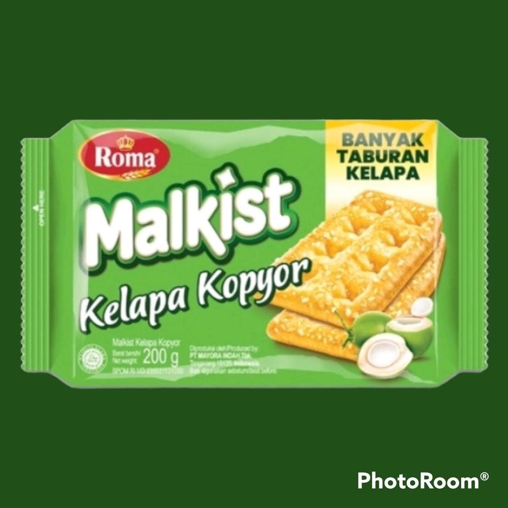 

Malkist Kelapa Kopyor | 1 @ 200 Gr | Roma