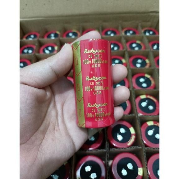 elco 10000uf 100v rubycon merah Japan/elco 10000uf 100v rubycon DiM