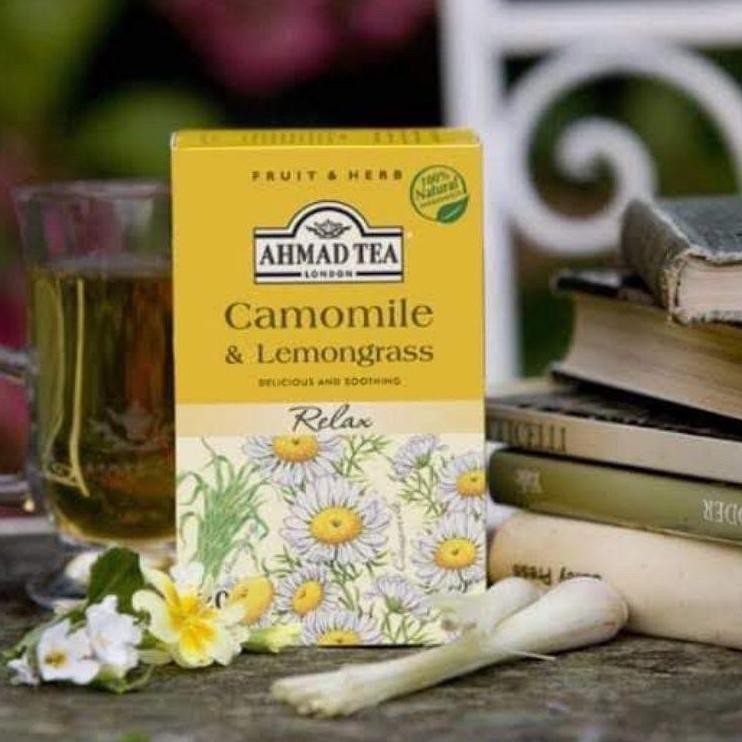 

Ahmad Tea Relaxing Camomile Lemongrass Teh Bunga Sereh Sehat 20S 30 Gram