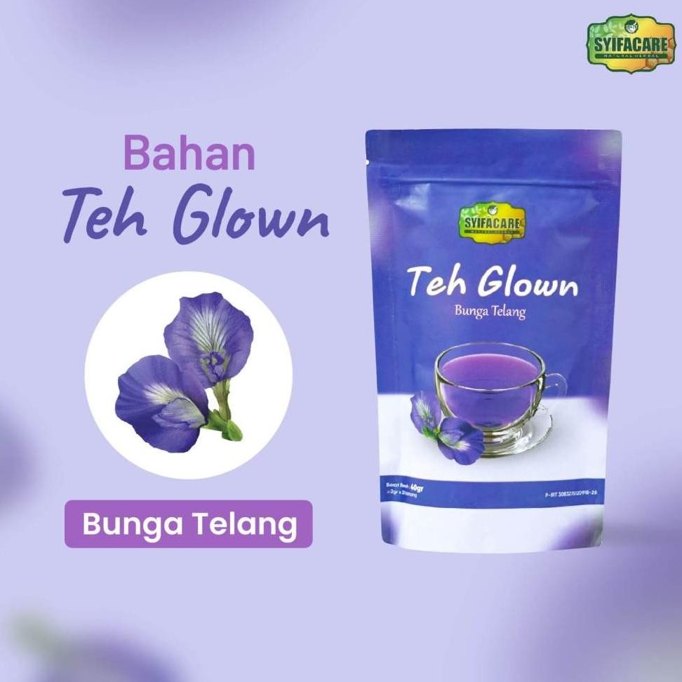 

Teh Glown Syifacare I Teh Celup Bunga Tlang I Bahan Alami Isi 20 Kantong