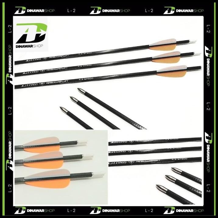 Anak Panah / Arrow Carbon Outdoor Elong Recruit Spine 800