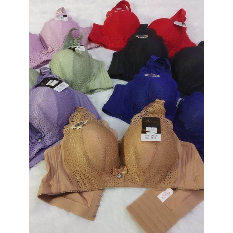 Bra BH Sorex Exclusive Sayap Lebar | Push Up Kait 4 | Bra BH Sorex CA048 Busa Tebal Tanpa Kawat
