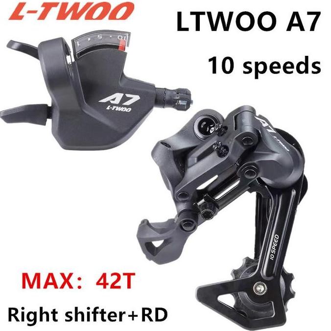 LTWOO A7 10 Speed Long Cage RD + Right Shifter Kanan