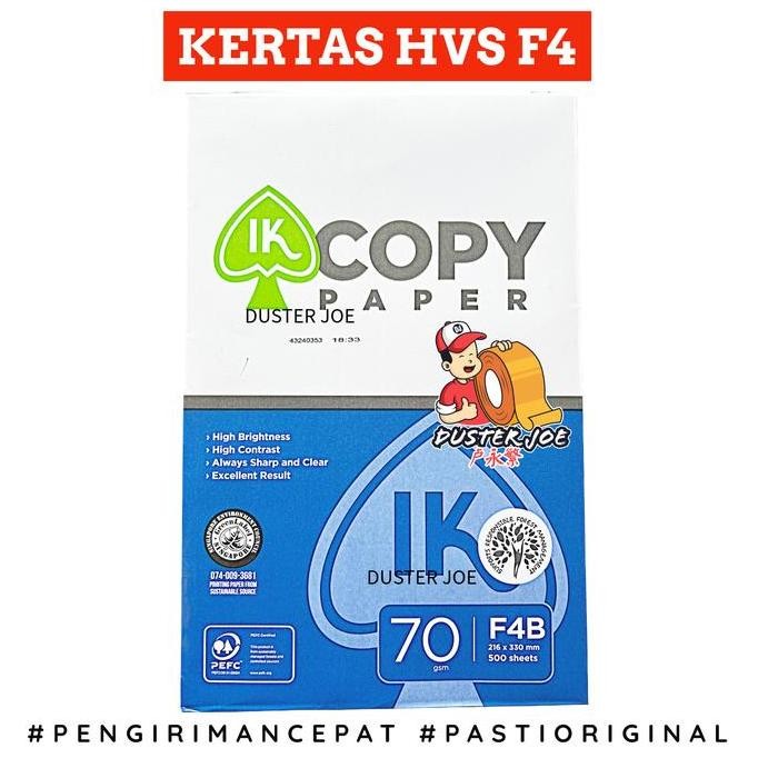 

[Box] Kertas Hvs F4 70Gr Ik Copy Per 1 Box