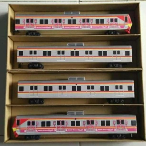 Miniatur KRL - miniatur kereta KRL set PS
