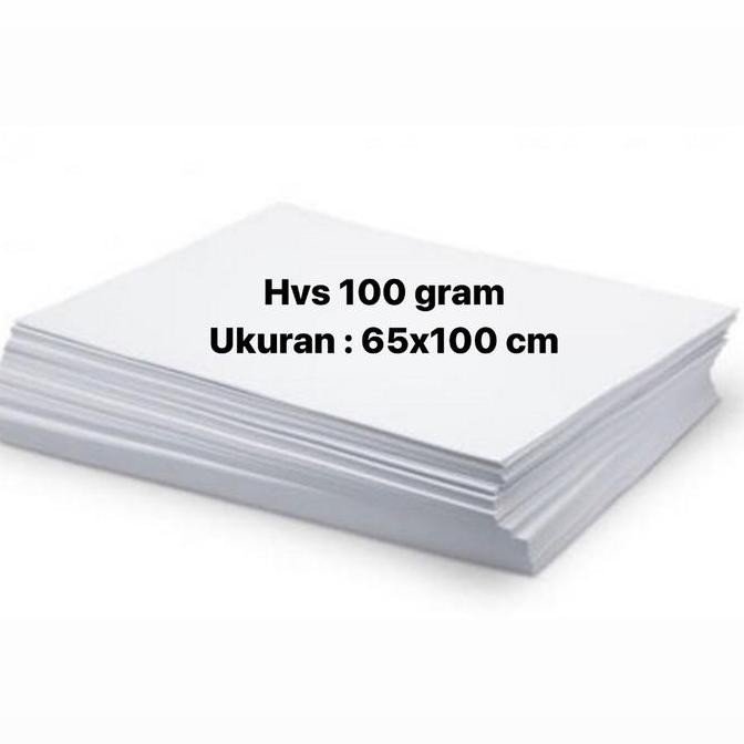 

Kertas Hvs 100 Gram Ukuran Plano Isi 250 Lembar