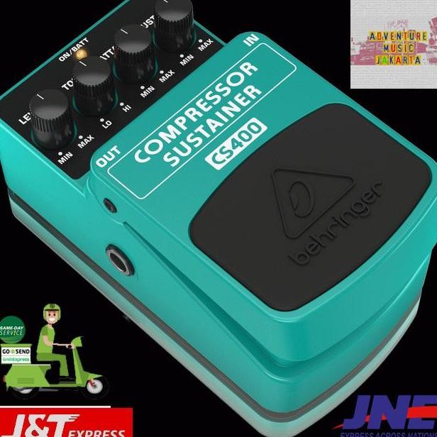 Behringer Compressor Sustainer Cs400 Efek Gitar Bass Behringer Cs400