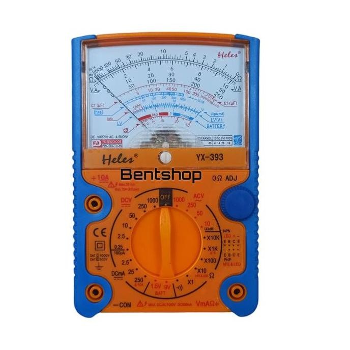 Multitester Multimeter Heles Yx-393 Yx393 Yx 393 Original Heles