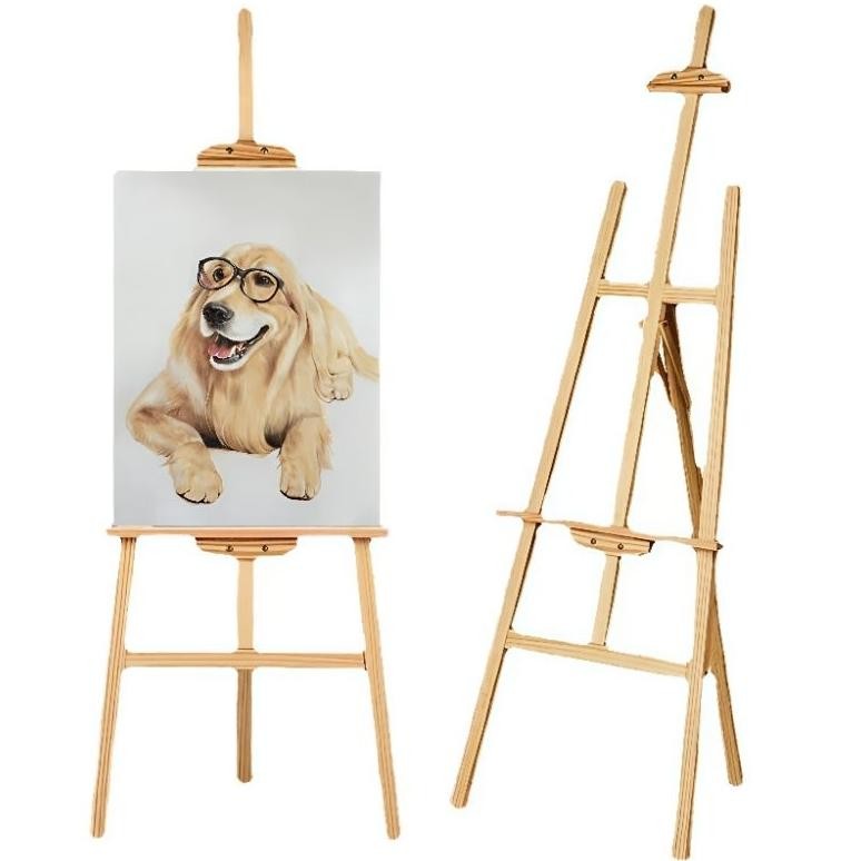 

Koe-1116 Easel Wooden Canvas Lukis Foto Wedding Stand Kayu Koe-1116