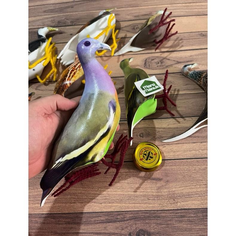 Decoy Burung Punai Gading Betina - Jontrot Burung Punay gading - Patung Jontrot Burung Punai Gading 