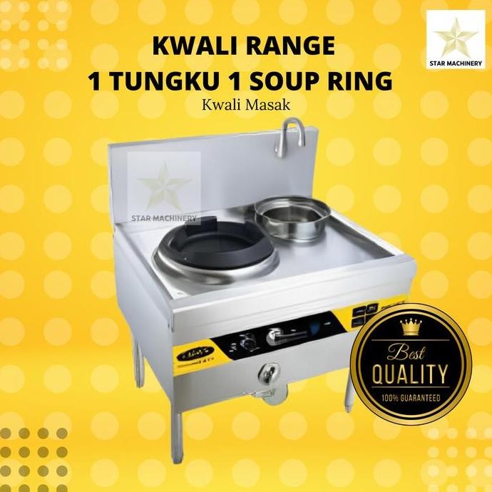 Promo Kwali Range 1 Tungku & 2 Tungku Kr-1T1S / Kr-2T1S / Kr- 2T2S Crown - Kompor Masak