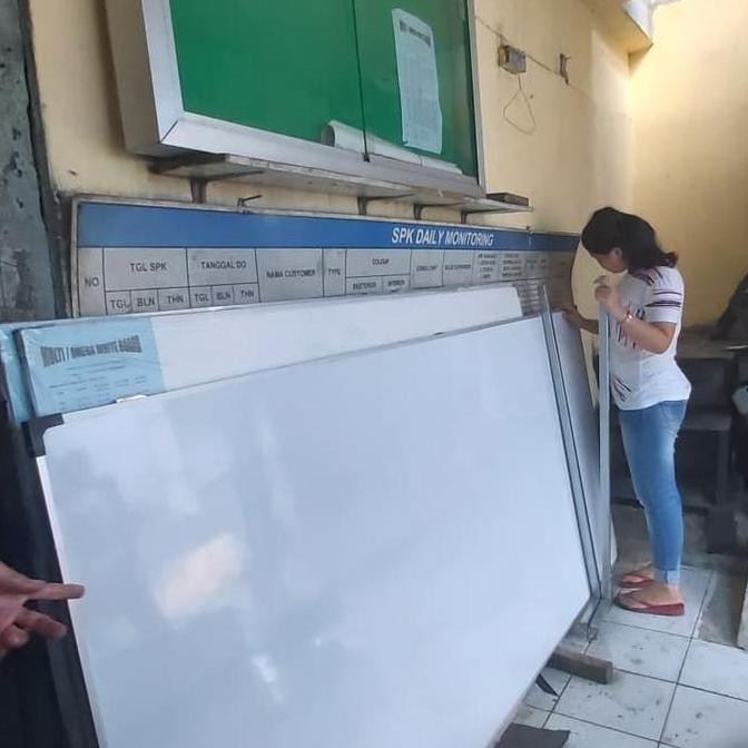 

Whiteboard Magnetik 120 X 180 Cm New Stok