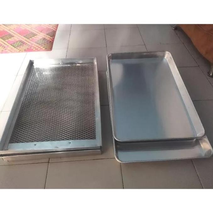 Promo Penggorengan Donat 1 Set Dan Peniris. Wajan Penggorengan Donat 60X40Cm