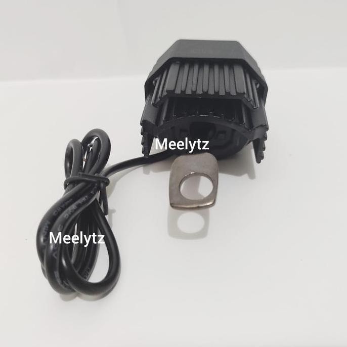 Lampu Tembak LED Laser Cut Off Breket Spion Kuning Putih Motor Mobil