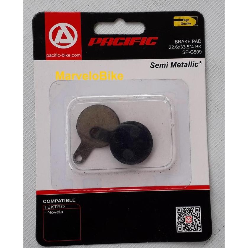 Brake Pad Kampas Rem Cakram Sepeda Pacific G509 Bulat murah