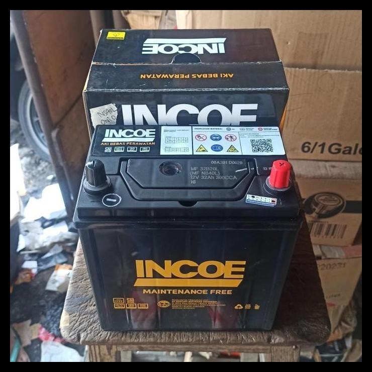 GRATIS ONGKIR AKI ACCU MF KERING INCOE NS40L12V HONDA JAZZ, BRIO ,MOBILIO, BRV 