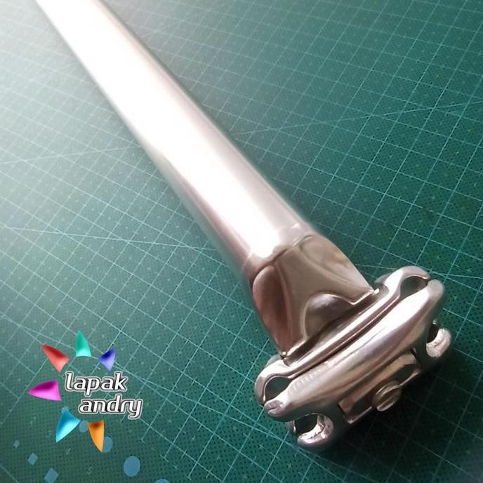 Seatpost 26.0 26,0mm alloy XL Original NOS Vintage 30cm Silver Taiwan murah
