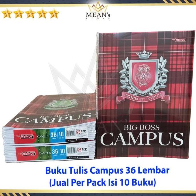 

Buku Big Boss Campus 36 Lembar / Buku Campus 36 / Kampus SMP SMK
