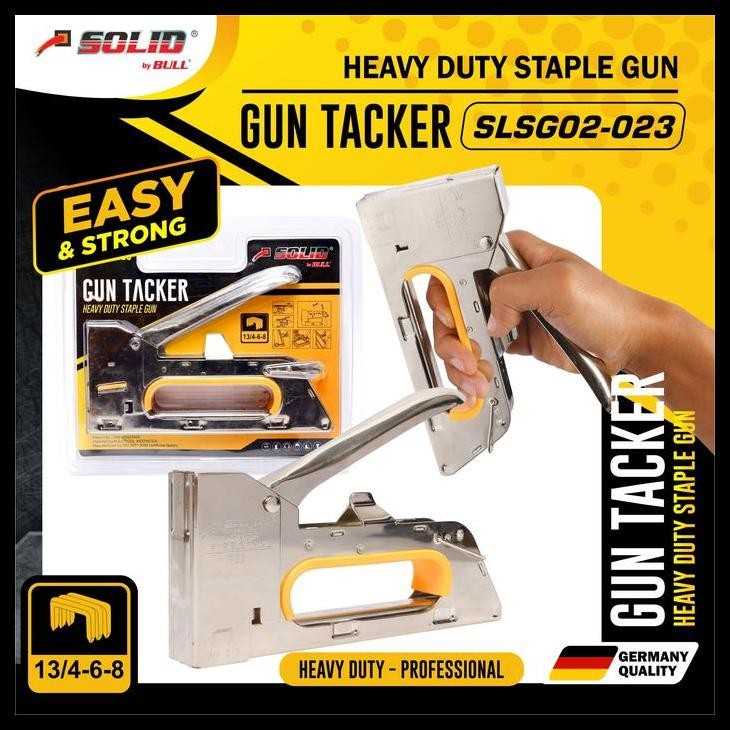 

GRATIS ONGKIR SOLID GUN TACKER HEAVY DUTY STAPLE GUN SLSG02-023 !!!