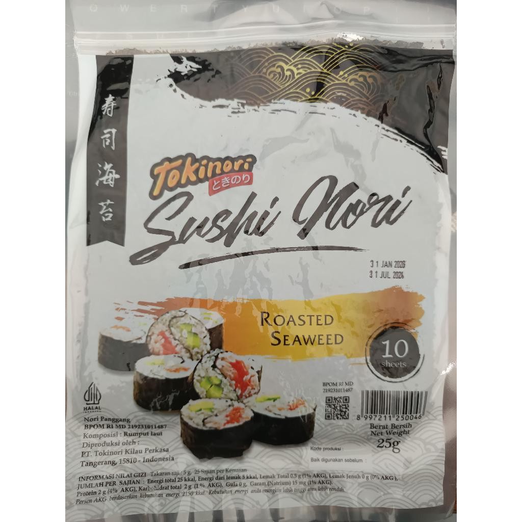 

Lm Distributor Nori Sushi Nori 25Gr (10Lbr) | Pasar Buah Medan