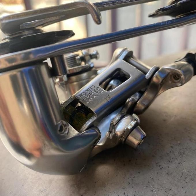 Rd Shimano 105 5501 9 Speed Made In Japan Original Chrome Silver Rare murah