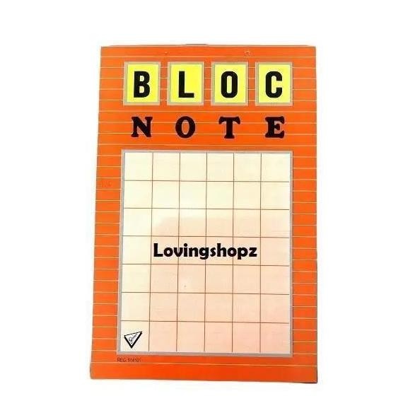 

Bloc Note Besar Bergaris ukuran 14 X 21 cm Stationery Paper Buku