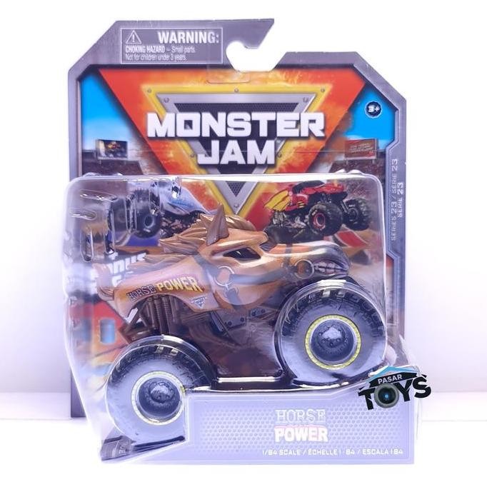 Monster Jam Horse Power Series 23 Monster Trucks 1:64 Scale Diecast