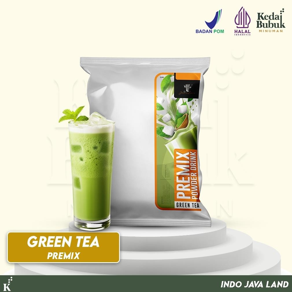 

Murah Javaland Bubuk Minuman Rasa Grean Tea / Matcha 1Kg - Mix Sugar / Premix Gula