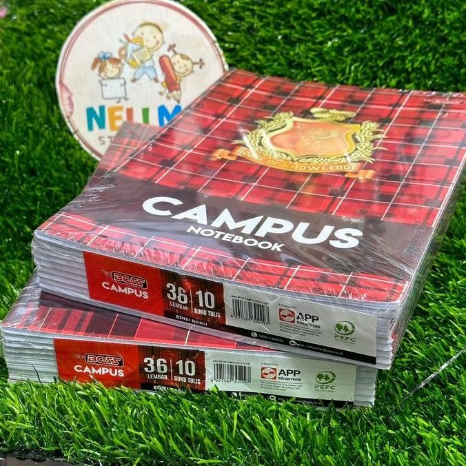 

Buku tulis BIG BOSS CAMPUS 36 Lembar ( isi 10 buku )