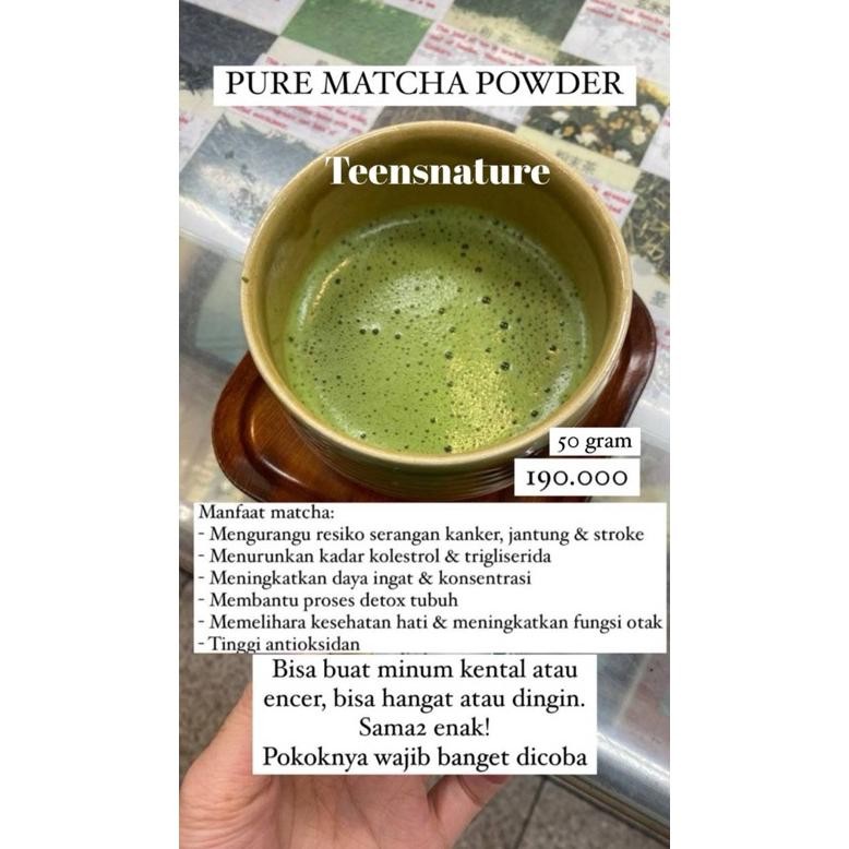

Promo Pure Matcha Powder ( Jepang )