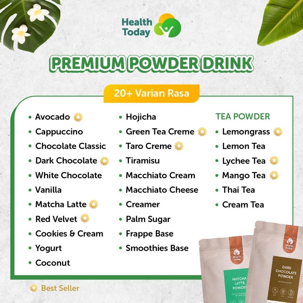 

Murah Health Today Premium Matcha Latte Powder Teh Hijau Asli