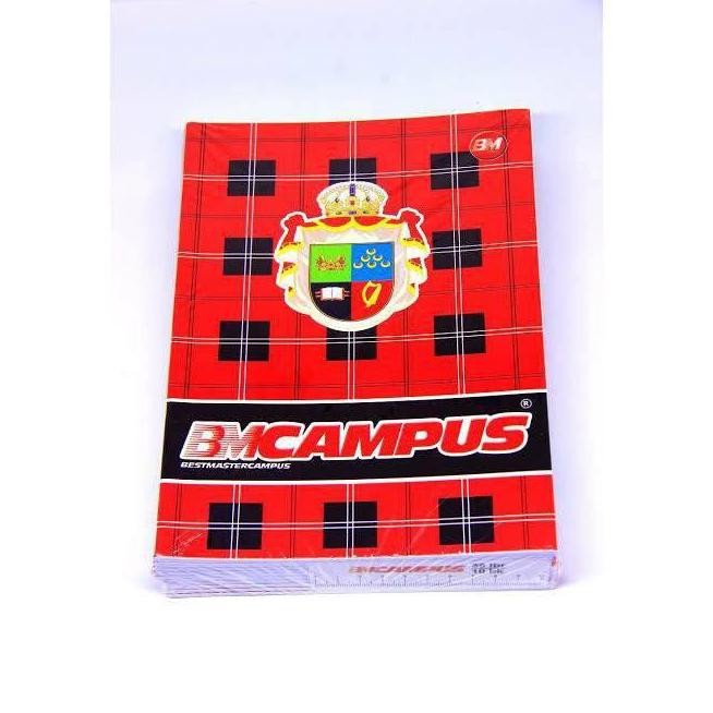 

( 1 pak isi 10 Buku ) Buku Tulis Campus BMC 36 Lembar / Buku Tulis BMCampus 36 Lembar