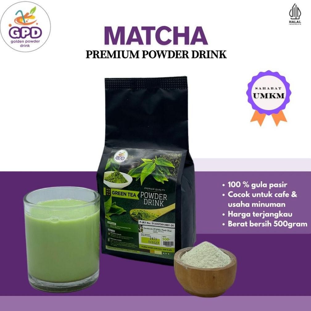 

Sale Bubuk Minuman Premium - Matcha Greentea 500Gr - Golden Powder Drink