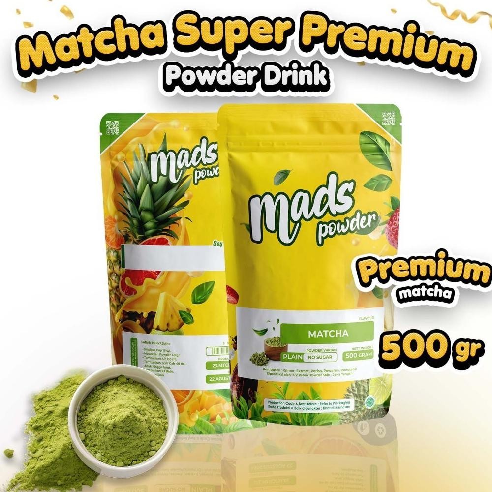 

Sale Matcha Super Premium Bubuk Minuman Mads Powder