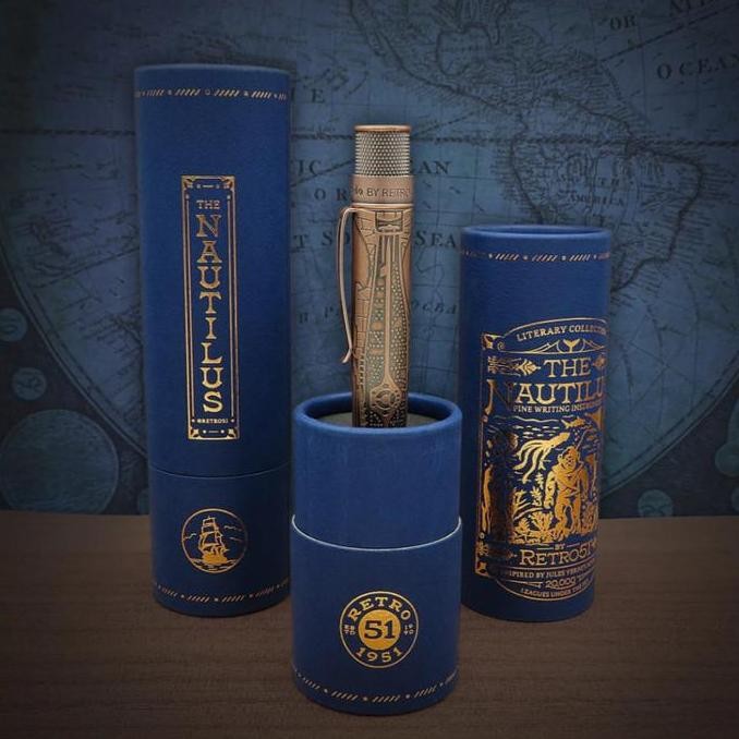 

Retro 51 Big Shot Nautilus Rollerball Ballpoint Pen/ Pulpen New Stok