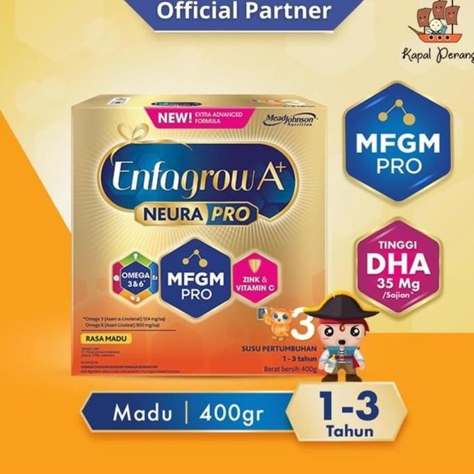 

TERMURAH ENFAGROW A+3 400GR RASA MADU SUSU FORMULA PERTUMBUHAN ANAK