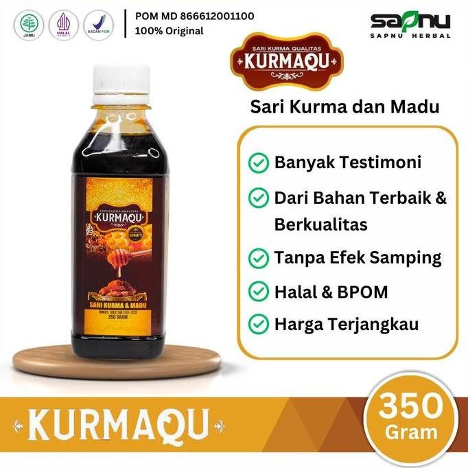 

TERMURAH SARI KURMAQU 350GR MADU & KURMA ASLI SUPLEMEN HERBAL SEHARI-HARI