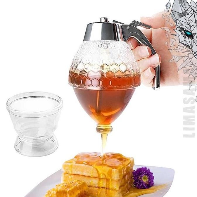 

TERMURAH HONEY DISPENSER JAR TEKO BOTOL PENUANG MADU SIRUP FOOD GRADE ACRYLIC