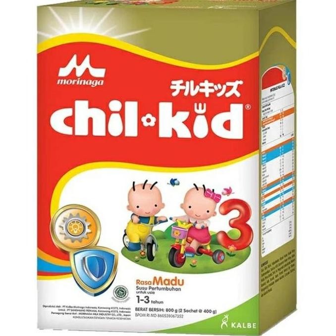 

TERMURAH CHIL KID GOLD MORINAGA 3 SUSU BUBUK 800GR RASA MADU ANAK 1-3 TAHUN