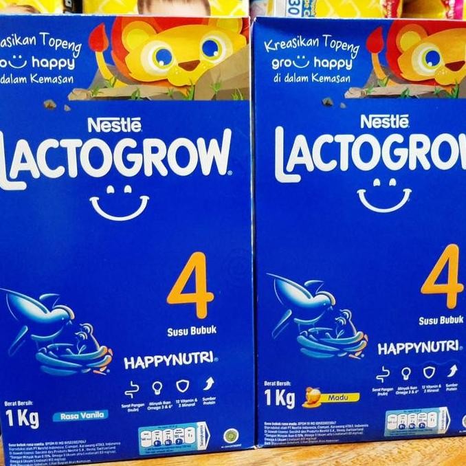 

TERMURAH SUSU LACTOGROW 3+ RASA MADU VANILA 1KG UNTUK ANAK