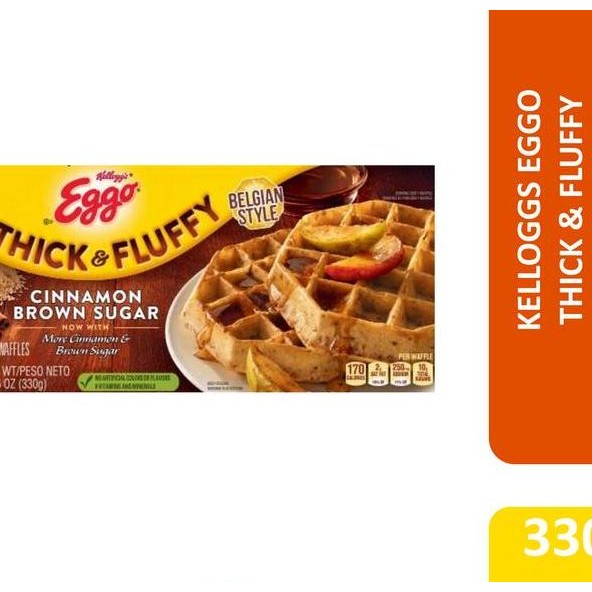 

Kelloggs Eggo Thi Fluffy Cinnamon Brown Sugar Frozen Waffle